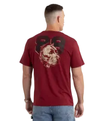 Pit Bull T-Shirt Dog 89 Burgundy