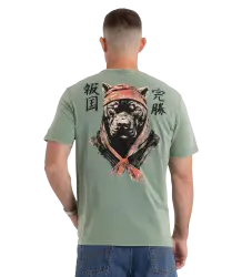 Pit Bull T-Shirt T-Shirt Bravery Denim Washed Green
