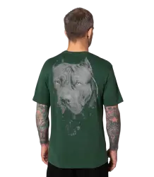 Pit Bull T-Shirt Herren-T-Shirt Born In 1989 Grassy Green