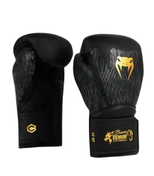 Venum x Chimaev Boxhandschuhe Wild Borz Schwarz/Gold