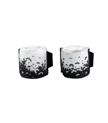 Venum Boxbandagen 4,5 m Bats Night Handwraps Schwarz/Weiß