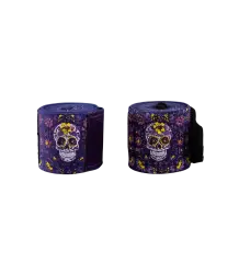 Venum Boxbandagen 2,5 m Santa Muerte Dark Purple