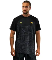 Venum x Chimaev Dry-Tech T-Shirt Technisches T-Shirt Wild Borz Schwarz/Grau