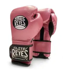 Cleto Reyes Boxhandschuhe Velcro Sparing Gloves Pink