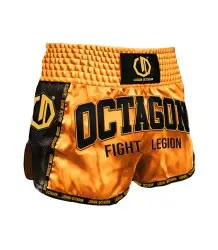 Octagon Shorts Kickboxing/Muay Thai Fight Legion PREMIUM Gold
