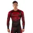 Venum Rashguard Langarm Long Sleeve Wolf Atak Schwarz/Rot