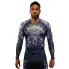Venum Rashguard Langarm Long Sleeve Wolf Atak Schwarz/Grau