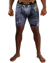 Venum Vale Tudo Shorts Kompressionsshorts Wolf Atak Schwarz/Grau