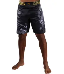 Venum Fightshorts MMA-Shorts Wolf Atak Schwarz/Grau