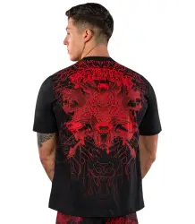 Venum T-Shirt Wolf Attack Black/Red