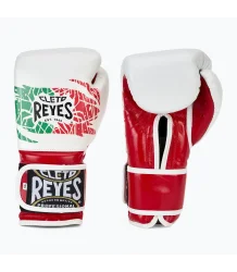 Cleto Reyes Boxhandschuhe Velcro Sparring Gloves White Mexican