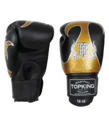 Top King Boxhandschuhe TKBGEM-01-BK-GD Empower Creavity Schwarz/Gold