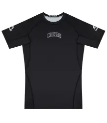 MANTO Rashguard Kurzarm RANKED 25 Schwarz