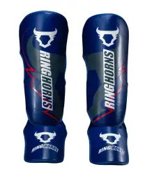 Ringhorns Charger By Venum Shin Guards Schienbeinschoner Blau/Rot