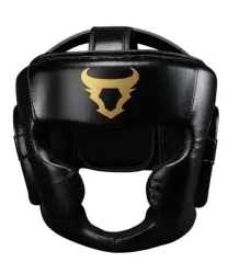 Ringhorns Charger By Venum Boxhelm Headgear Schwarz/Gold
