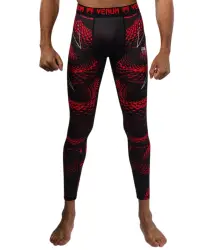 Venum Leggings Spats Matupa Schwarz/Rot/Silber