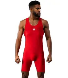 Venum Challenger Herren-Ringer-Singlet, rot