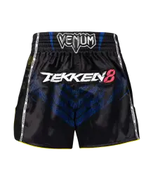 Venum x TEKKEN 8 Muay-Thai-Shorts „King“ Schwarz/Gelb