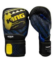 Venum x TEKKEN 8 Boxhandschuhe „Boxing Gloves King“ Schwarz/Gelb