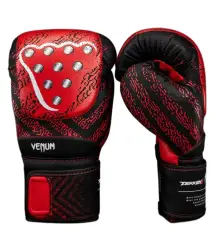 Venum x TEKKEN 8 Boxhandschuhe Boxing Gloves Kazuya Schwarz/Rot