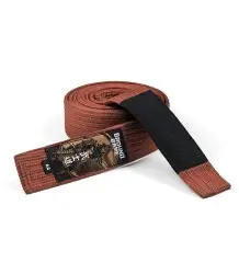 Premium-Gürtel „Ground Game“ für BJJ, braun