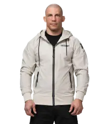 Pit Bull Übergangsjacke mit Kapuze, Athletic-Logo, 2, Light Sand