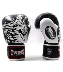 Twins Special Boxhandschuhe FBGVL3-50 Wolf Schwarz/Weiß