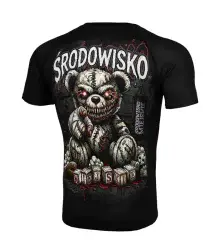 Środowisko Miejskie Rashguard mit kurzen Ärmeln „Zombie Bear“ Schwarz