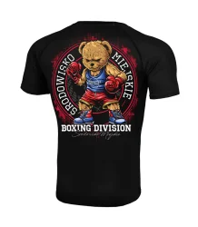 Środowisko Miejskie Rashguard mit kurzen Ärmeln „Boxing Bear“ Schwarz