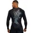 Venum Rashguard mit langen Ärmeln „Thunder Dragon“ Schwarz/Grau/Kupfer