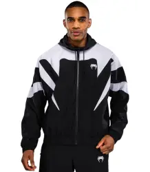 Venum Sweatjacke „Track Jacket Attack 90“ Schwarz/Weiß