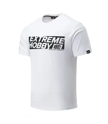 Extreme Hobby T-Shirt „Block 2026“ Weiß