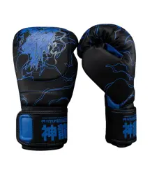 Venum Boxhandschuhe Thunder Dragon Schwarz/Königsblau