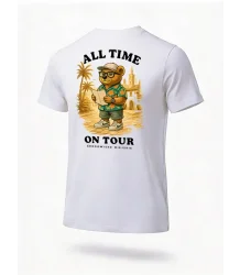 Środowisko Miejskie T-Shirt „Globetrotter“ Weiß