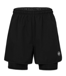 Pit Bull Sportshorts Performance PRO 2-in-1 Schwarz