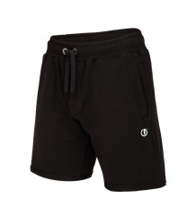 Octagon Baumwollshorts für Herren mit Logo und Gummizug, Schwarz/Weiß