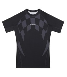 MANTO Rashguard mit kurzen Ärmeln REDZA PEACE Schwarz