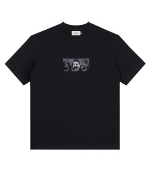 MANTO T-Shirt REDZA PEACE OVERSIZE Schwarz