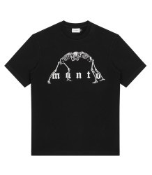MANTO T-Shirt BONES Schwarz