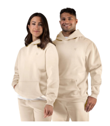 Hayabusa Unisex-Hoodie mit Kapuze „Essential“ in Beige
