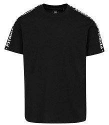 Pit Bull T-Shirt Herren-T-Shirt Tape Schwarz/Weiß