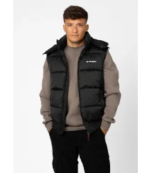 WALPEN Pit Bull Steppjacke mit Kapuze, schwarz
