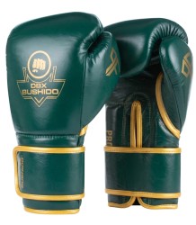 DBX Bushido Mehrschichtige Boxhandschuhe ProFighter Emerald Legacy