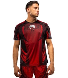 Venum Dry Tech T-Shirt – Funktions-T-Shirt Galactic 3.0 Rot/Silber