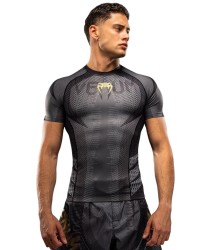 Venum Rashguard mit kurzen Ärmeln „Short Sleeve Galactic 3.0“ Schwarz/Gold