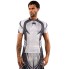 Venum Rashguard mit kurzen Ärmeln „Short Sleeve Galactic 3.0“ Off-White/Schwarz