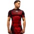 Venum Rashguard mit kurzen Ärmeln „Short Sleeve Galactic 3.0“ Rot/Silber