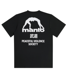 MANTO T-Shirt SOCIETY Schwarz