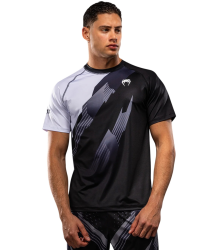 Venum Dry Tech T-Shirt – Funktions-T-Shirt No-Gi 6.0 Schwarz/Weiß