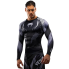 Venum Rashguard Long Sleeve, langärmelig, No-Gi 6.0, Schwarz/Weiß